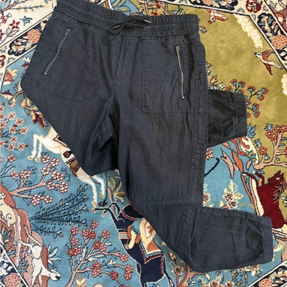 Black Drawstring Pants - Picture 2 of 5